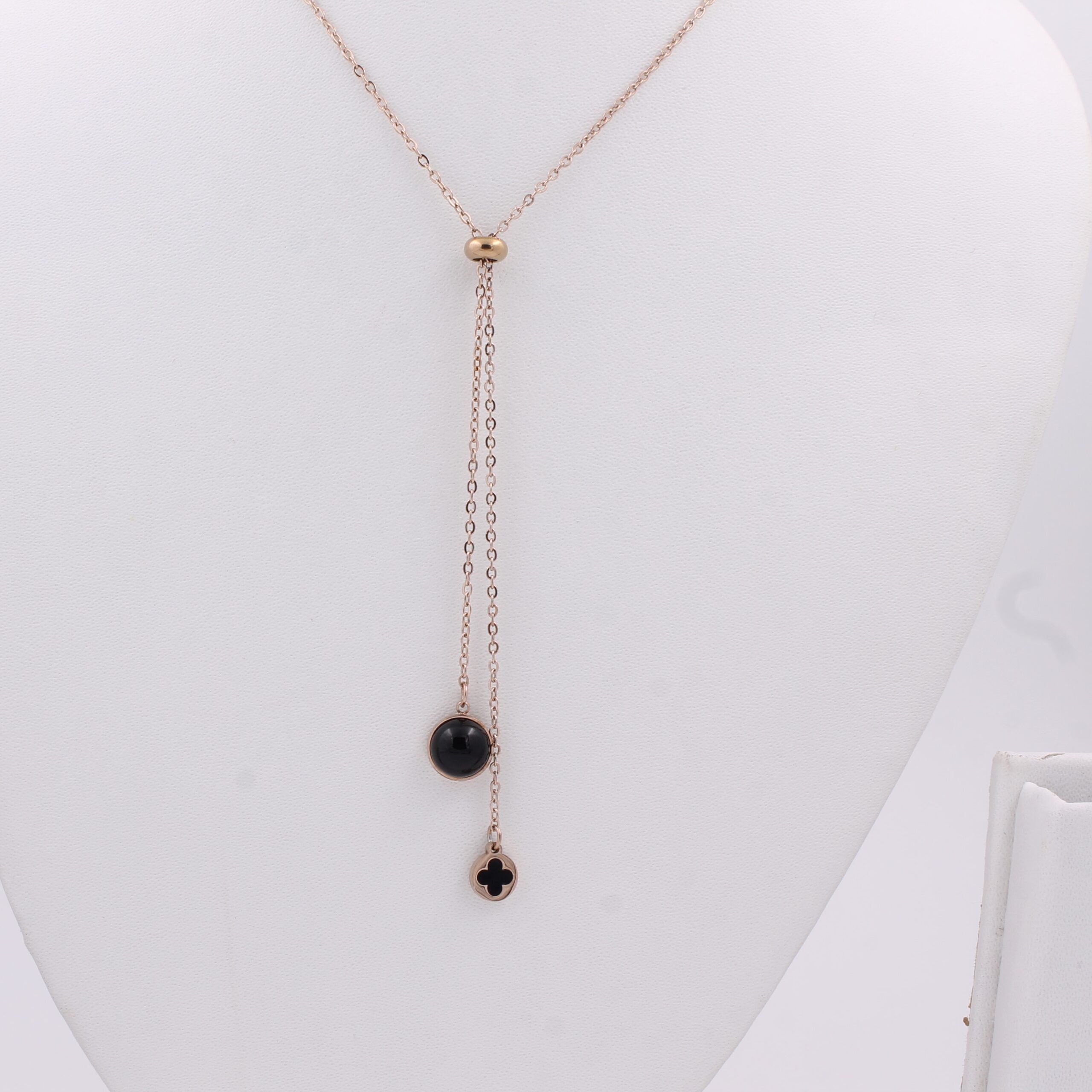 TRENDY ADJUSTABLE GEMSONE NECKLACE - Image 9