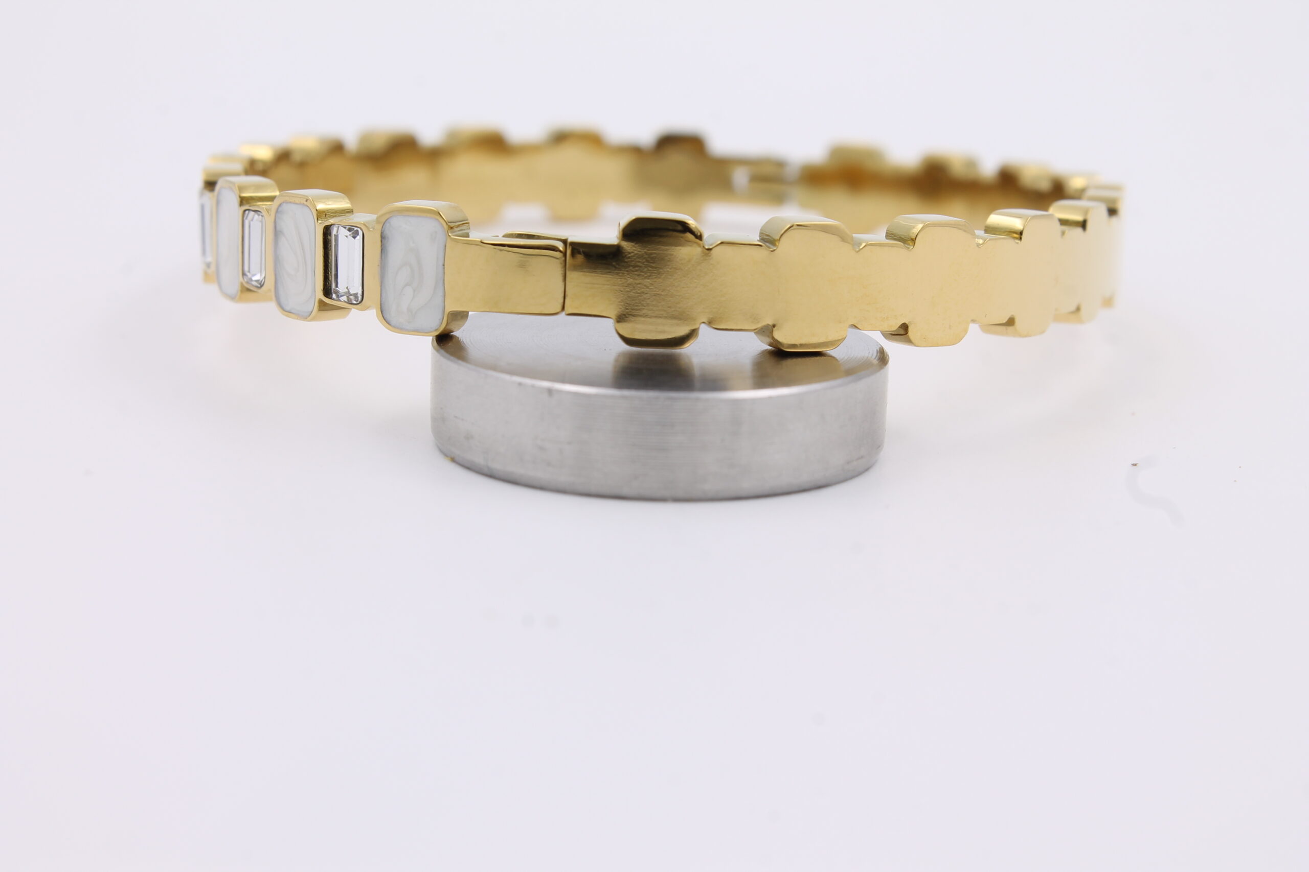 WITE GOLDEN KADA BRACELATE - Image 3